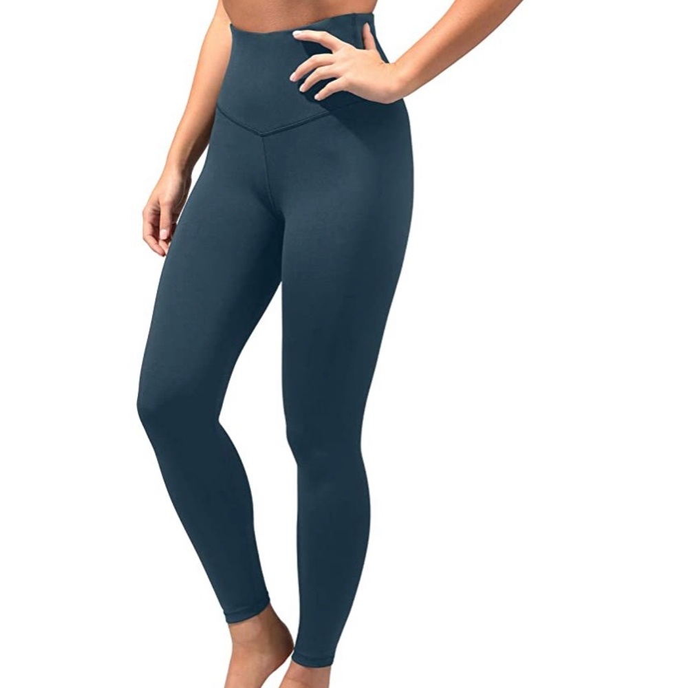High Waisted Teal Leggings